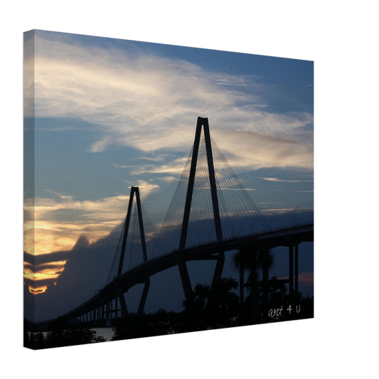 Shadows of the Ravenel Bridge Canvas